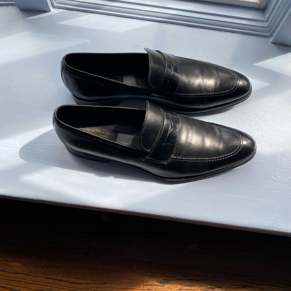 Black To Boot New York Loafers